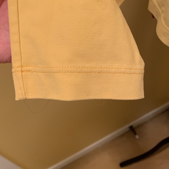 Danskin Yellow Panelled Front Long Sleeve T-Shirt - Picture 6 of 11